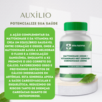 Nattokinase 100mg + Vitamina K2mk7 100mcg  + CoenzimaQ10 100mg -60 Cápsulas