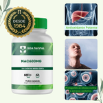 Kit 2un NAC 600mg - 60 Cápsulas