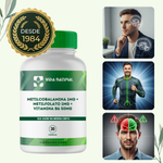 METILCOBALAMINA 1MG  +  METILFOLATO 1MG  +  VITAMINA  B6 5OMG - 30 Cápsulas