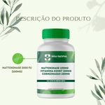 Kit 2 un Nattokinase 100mg + Vitamina K2mk7 100mcg  + CoenzimaQ10 100mg - 60 Cápsulas