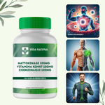 Kit 2 un Nattokinase 100mg + Vitamina K2mk7 100mcg  + CoenzimaQ10 100mg - 60 Cápsulas