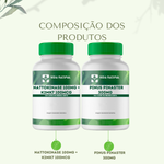 1 unidade Nattokinase 100mg + k2mk7 100mcg 60cps + 1 unidade Pinus Pinaster 300mg 60cps