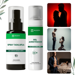 Spray Tadalafila 20mg + Gel Anestésico para evitar ejaculação precoce