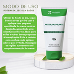 Creme Antitranspirante - Menos Suor, Mais Confiança