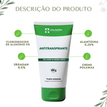 Creme Antitranspirante - Menos Suor, Mais Confiança