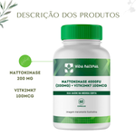 Nattokinase 4.000FU (200mg) + Vitamina K2mk7 100mcg - 60 Cápsulas