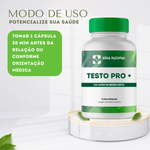 Testo Pro + (Long jack 400mg + Tadalafila 5mg + Epimedium 200mg + Turkesterone 200mg)