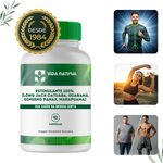 Estimulante 100% - (Long Jack; Catuaba, Guaraná, Ginseng Panax, Marapuama)