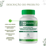 Estimulante 100% - (Long Jack; Catuaba, Guaraná, Ginseng Panax, Marapuama)