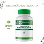 Tadalaf Sublingual 15mg - 60 Pastilhas - Vida Natural