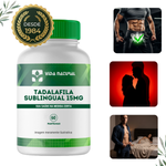 Tadalaf Sublingual 15mg - 60 Pastilhas - Vida Natural