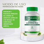 Tadalaf Sublingual 15mg - 60 Pastilhas - Vida Natural