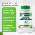Tadalaf Sublingual 15mg - 60 Pastilhas - Vida Natural