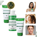 Kit Antitranspirante 100g + Gel de Limpeza Facial 250ml  + Creme Anti Rugas 120ml