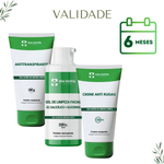 Kit Antitranspirante 100g + Gel de Limpeza Facial 250ml  + Creme Anti Rugas 120ml