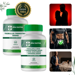 Kit 2 un Tadalafila + Turkesterone + Long Jack + Arginina - 60 Cápsulas Com Tribullus Terrestris  500mg - 120 Cápsulas 