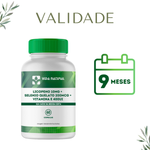 Licopeno 10mg + Selenio Quelato 200mcg + Vitamina E 400UI  - 60 Cápsulas 