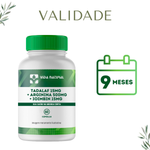 Tadalaf 15mg + Arginina 500mg + Ioimbin 15mg - 60 Cápsulas