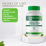 Tadalaf 15mg + Arginina 500mg + Ioimbina 15mg - 30 Cápsulas