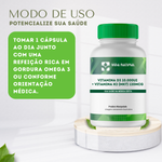 Vitamina D3 10.000Ui + Vitamina K2 (MK7) 120mcg - Vida Natural