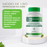 Vitamina D3 20.000Ui + Vitamina K2 (MK7) 120mcg - Vida Natural
