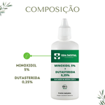 Minoxidil 5% + Dutasterida 0,25% - 100mg/ml COMPRE 2 LEVE 3
