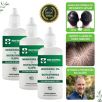 Minoxidil 5% + Dutasterida 0,25% - 100mg/ml COMPRE 2 LEVE 3