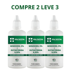 Minoxidil 5% + Dutasterida 0,25% - 100mg/ml COMPRE 2 LEVE 3