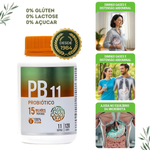 Probiótico em Cápsulas - PB11 | 120 capsúlas