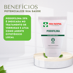 Podofilina 25% base creme 15gr - Removedor de Verrugas