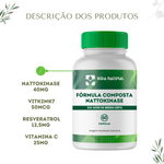 Fórmula Composta Nattokinase - 60 Cápsulas