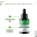 Kit 2 un Podofilina 30% -  10ml Removedor de Verrugas