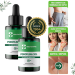 Kit 2 un Podofilina 30% -  10ml Removedor de Verrugas