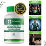 Tadalafila 10mg + Arginina 500mg + Ioimbina 15mg - 30 Cápsulas