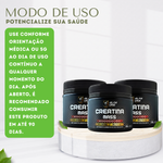 Creatina 100% Pura  Monohidratada 300g - COMPRE 2 LEVE 3