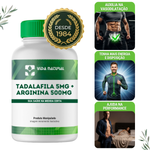 Tadalaf 5mg + Arginina 500mg - Vida Natural