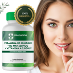 Vitamina D3 10000ui + K2 MK7 120mcg + Vitamina A 2000ui - Saúde Imunológica