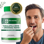 Tadalaf 20mg + Arginina 750mg - Vida Natural