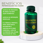 DIURETIC -  60 Cápsulas Composto Para Acelerar a Perda de Peso  