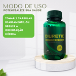 DIURETIC -  60 Cápsulas Composto Para Acelerar a Perda de Peso  