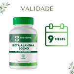 Beta Alanina  500mg - 120 Cápsulas 