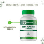 Beta Alanina  500mg - 120 Cápsulas 