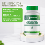 Própolis Verde Extrato Seco 250mg  + Vitamina C 100mg - 60 Cápsulas 