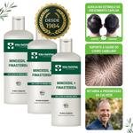 Minoxidil 5% + Finasterida 1% - 120ml Tratamento para Queda Capilar - COMPRE 2 LEVE 3