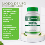 Magnésio L-Treonato - Vida Natural