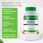 Magnésio L-Treonato - Vida Natural