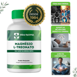 Magnésio L-Treonato - Vida Natural