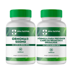kit Ormona®  500mg -  60 Cápsulas  + Fórmula para prevenir Cabelos Brancos e Grisalhos 30 Cápsulas 