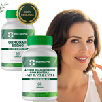 kit Ormona®  500mg - 60 Cápsulas com Ácido Hialurônico com Biotina + Vitaminas C, D e E - 60 Cápsulas 
