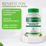 Tadalaf 5mg + Arginina 1g  - 60 Cápsulas 